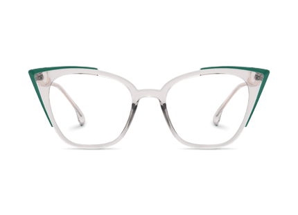 Eydology Blair Clear Light Grey Glasses 2
