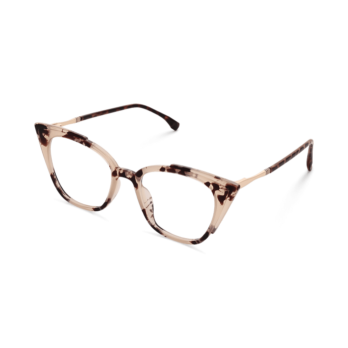 Eydology Blair Cream Tortoise Glasses 3
