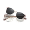 Eydology Bonnie Gradient Rose Tea/Polarized Grey Lens Clip on Sunglasses 1