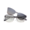 Eydology Bonnie Grey to Pink Gradient / Polarized Grey to Pink Lens Clip on Sunglasses 1