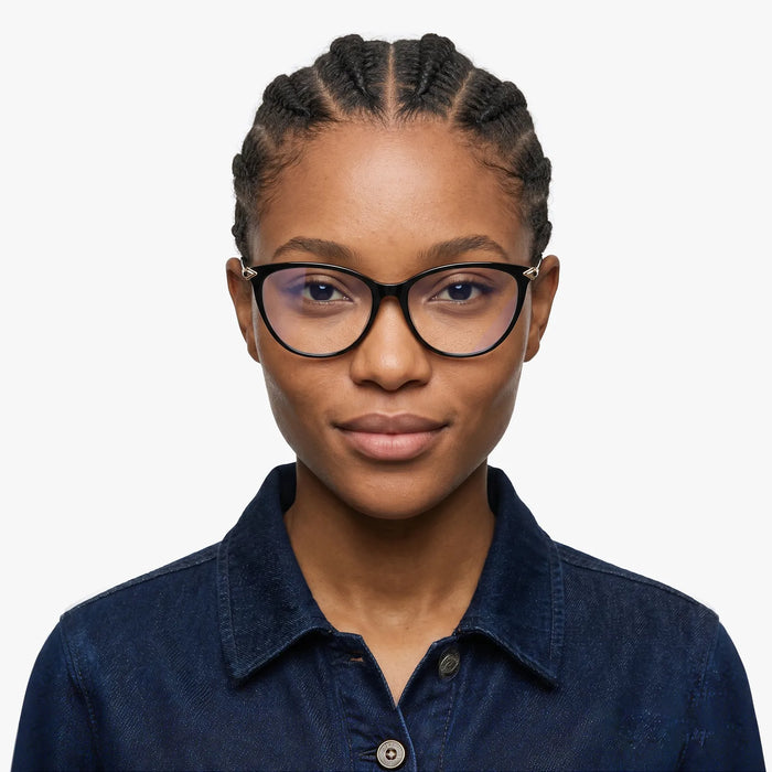 Eydology Brayleen Black Eyeglasses 4
