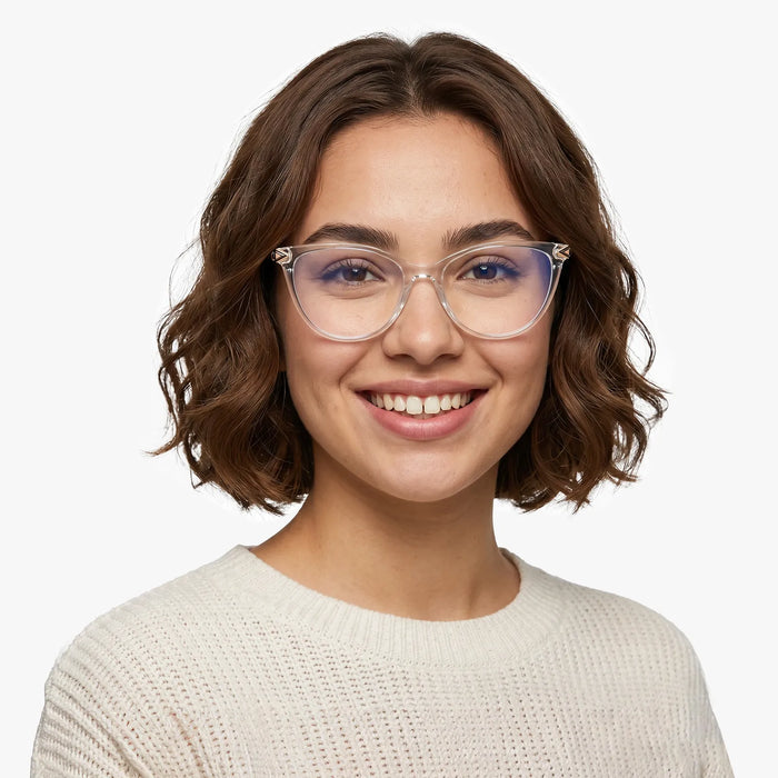 Eydology Brayleen Clear Eyeglasses 3