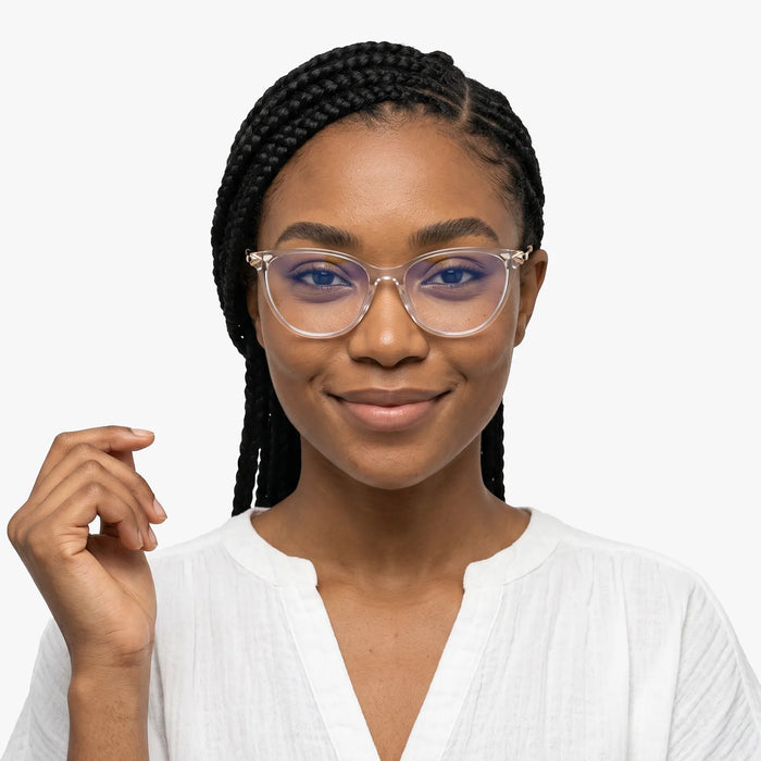 Eydology Brayleen Clear Eyeglasses 4
