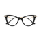 Eydology Brenda Black Women's Cat Eye Glasses with rhinestone 1