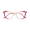 Eydology Brenda Fuchsia and Peach Gradient Women's Cat Eye Glasses 1