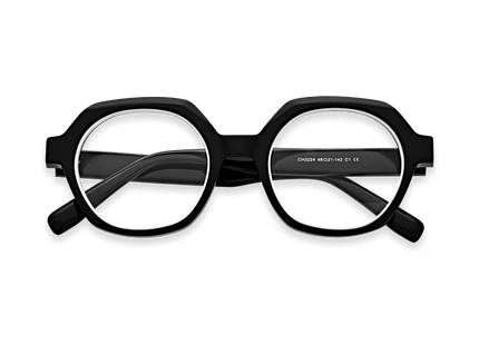 Eydology Brianna Black Glasses 1