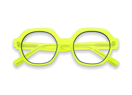 Eydology Brianna Neon Green Glasses 1