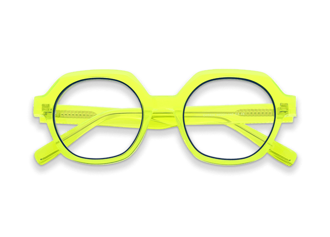 Eydology Brianna Neon Green Glasses 1