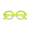 Eydology Brianna Neon Green Glasses 1