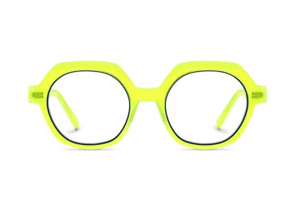 Eydology Brianna Neon Green Glasses 2