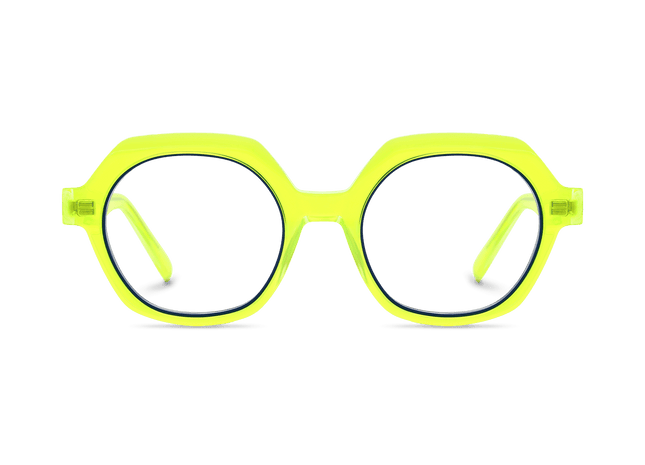 Eydology Brianna Neon Green Glasses 2