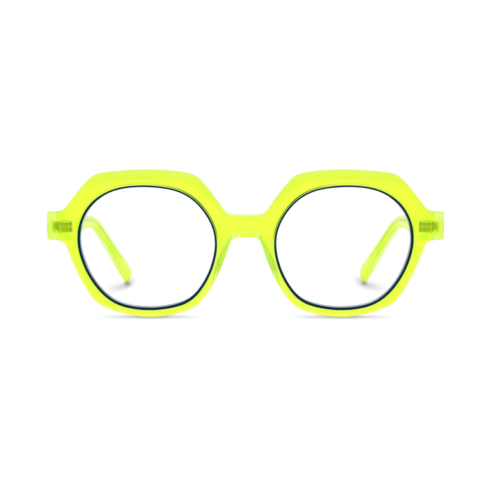 Eydology Brianna Neon Green Glasses 2