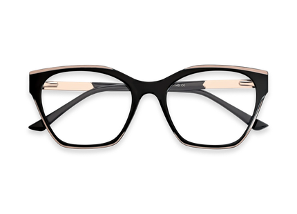 Eydology Briella Black Women's Cat Eye Glasses 1