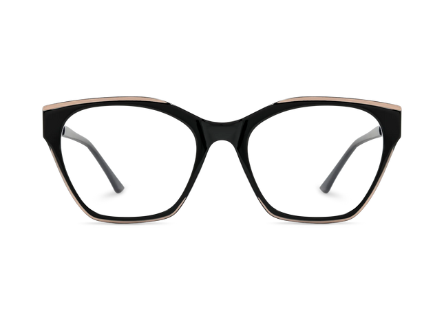 Eydology Briella Black Women's Cat Eye Glasses 2