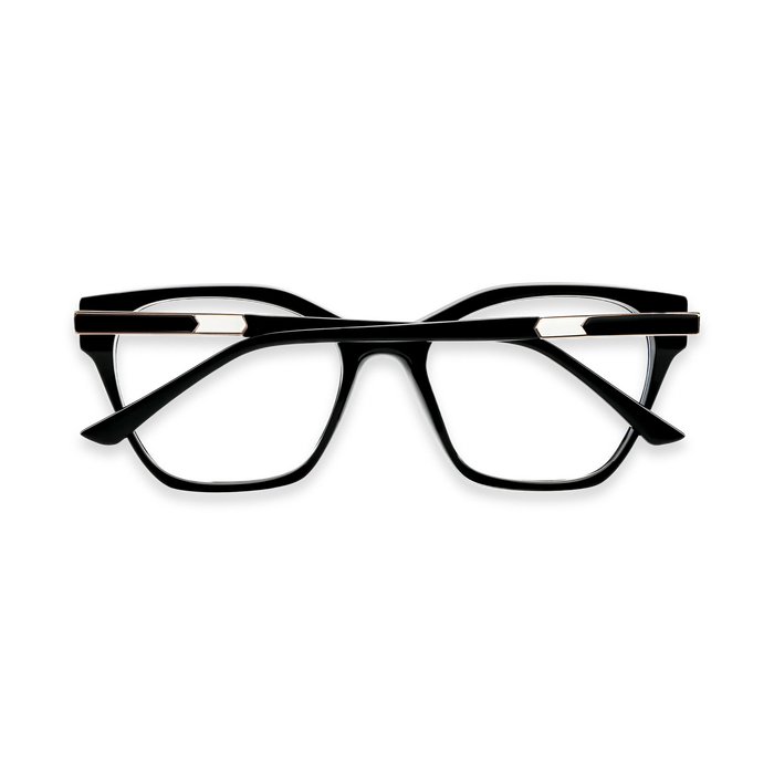 Eydology Briella Black Women's Cat Eye Glasses 5