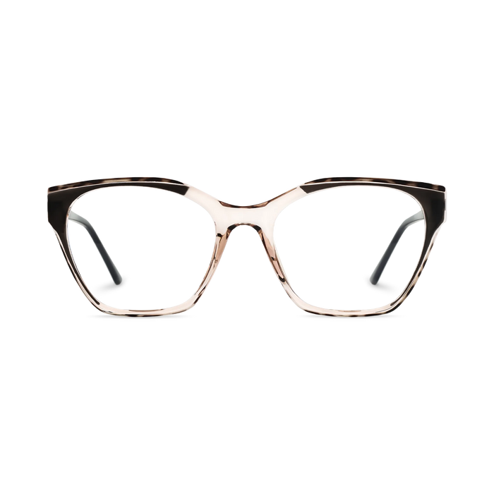 Eydology Briella Champagne Women's Cat Eye Glasses 2