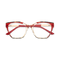Eydology Briella Red Women's Cat Eye Glasses 1