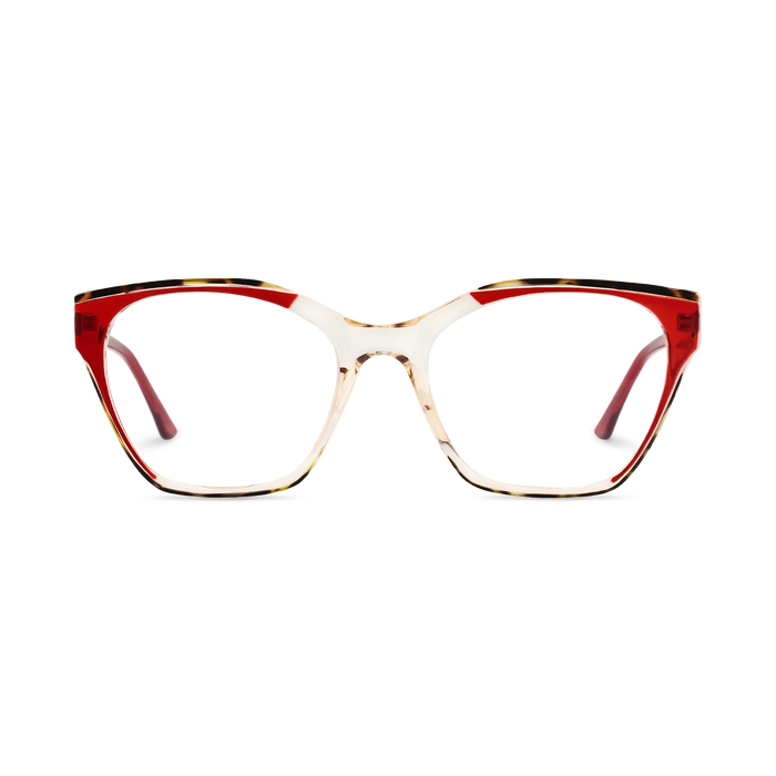 Eydology Briella Red Women's Cat Eye Glasses 2