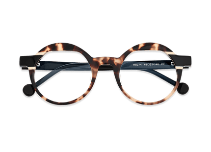 Eydology Brycen Cream Tortoise Glasses 3