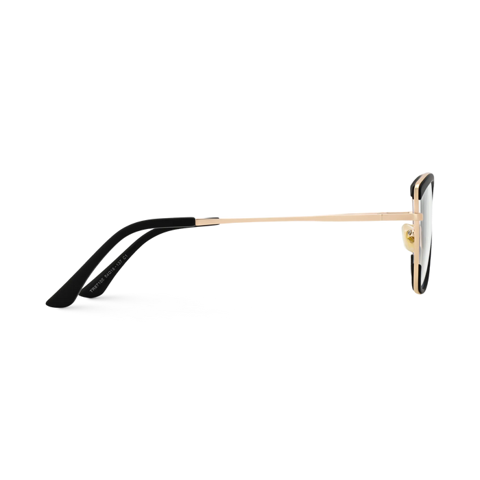 Eydology Brynlee Gold\Black Women's Cat Eye Glasses 4