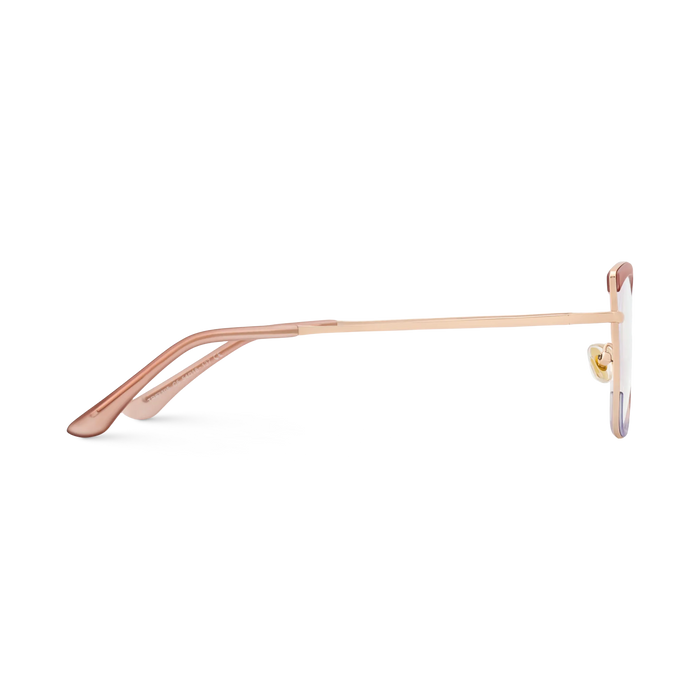 Eydology Brynlee Gold/Pink Women's Cat Eye Glasses 4