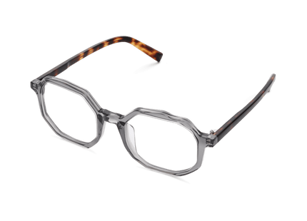 Eydology Brynn Clear Grey Eyewear 2