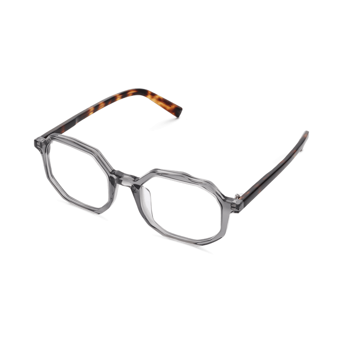Eydology Brynn Clear Grey Eyewear 2