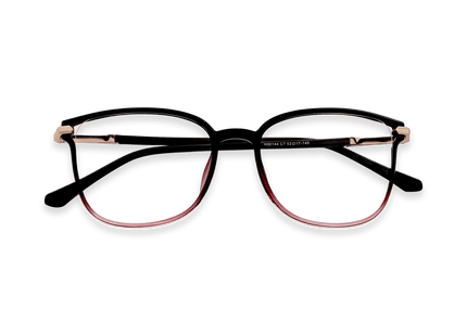 Eydology Cali Gradient Purple Red/Rose Gold Glasses 1