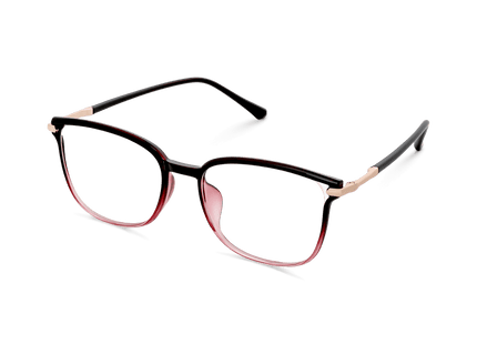 Eydology Cali Gradient Purple Red/Rose Gold Glasses 3