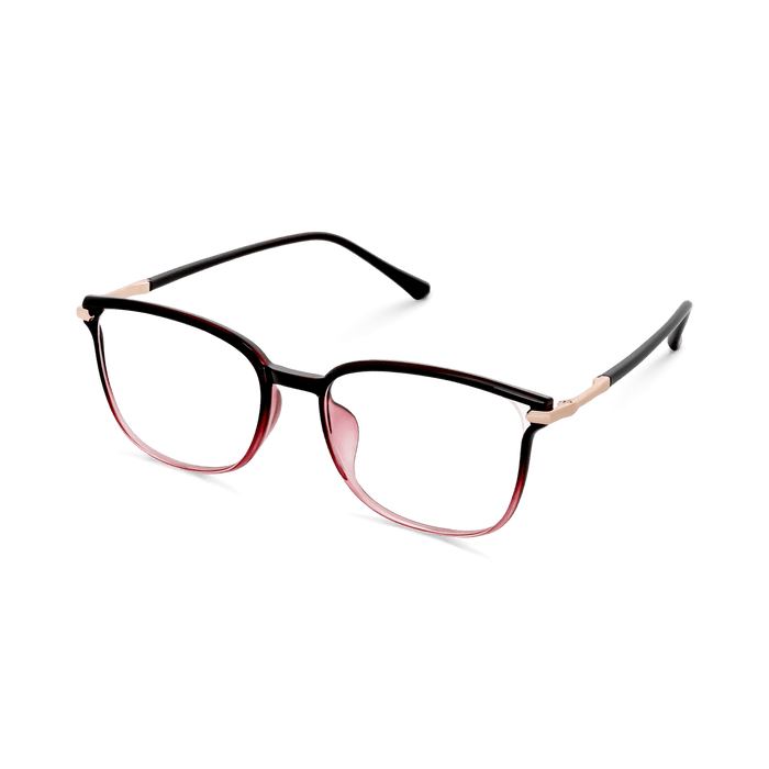 Eydology Cali Gradient Purple Red/Rose Gold Glasses 3