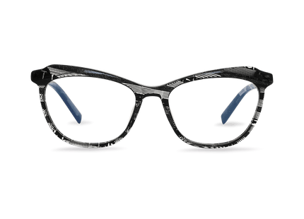 Eydology Callum Black Marble Eyewear 1