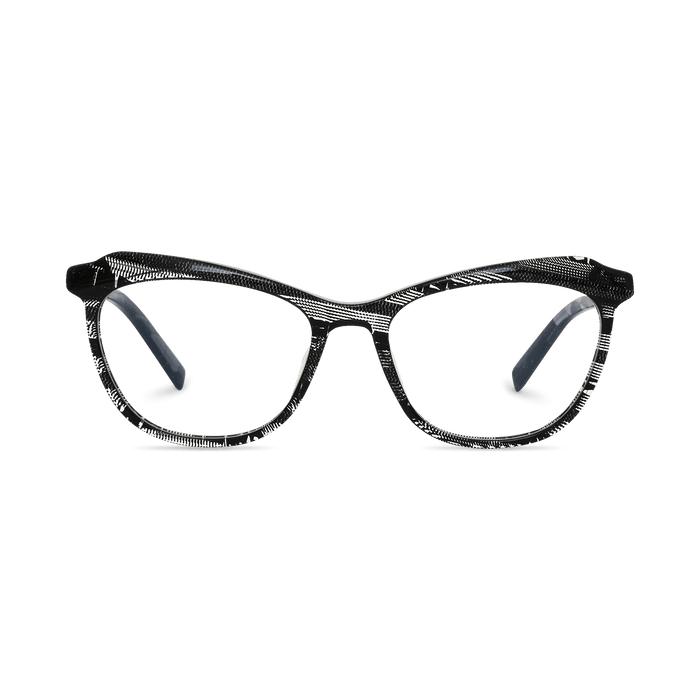 Eydology Callum Black Marble Eyewear 1