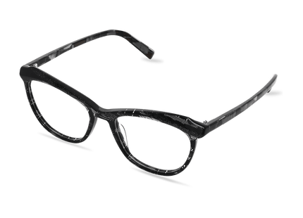 Eydology Callum Black Marble Eyewear 2