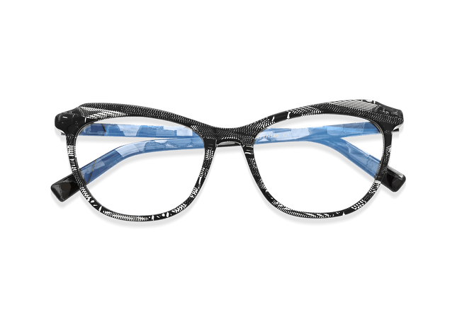 Eydology Callum Black Marble Eyewear 3