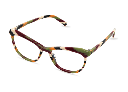 Eydology Callum Orange Stripes Eyewear 2