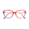 Eydology Caroline Red Purple Gradient Women's Cat Eye Glasses 1