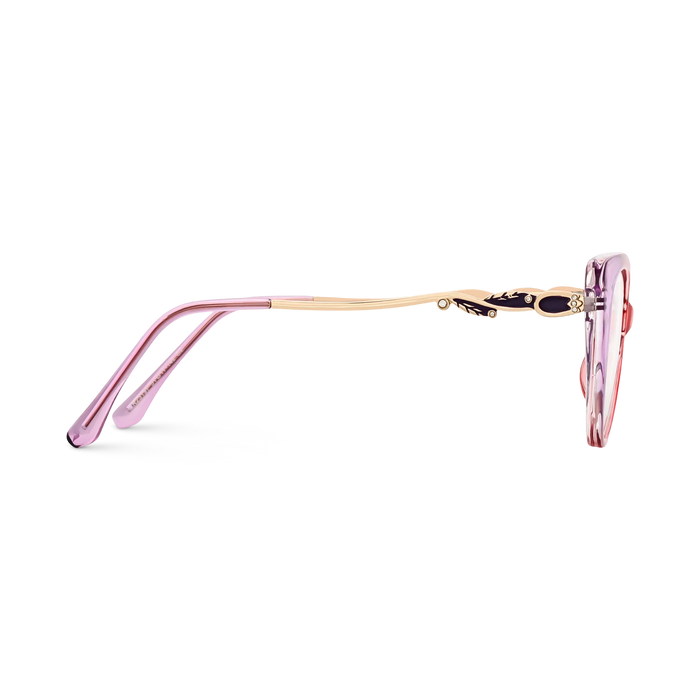 Eydology Caroline Red Purple Gradient Women's Cat Eye Glasses 4