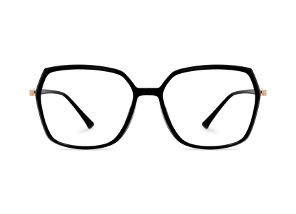 Eydology Carolyn Black/Gold Glasses 2