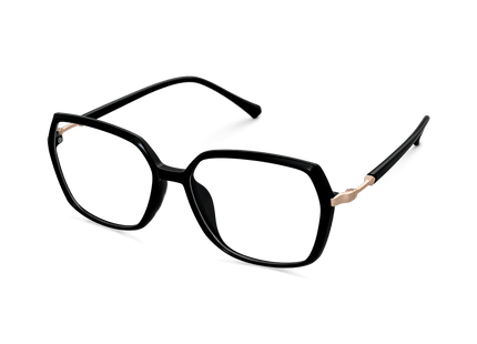 Eydology Carolyn Black/Gold Glasses 3