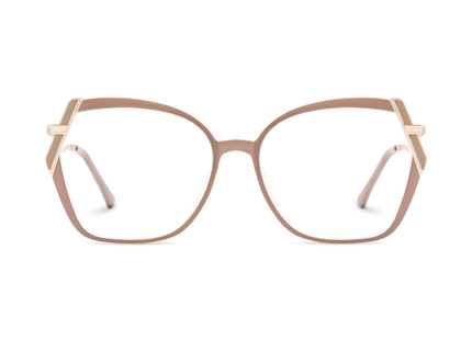 Eydology Cataleya Gold/Dusty Pink Women's Glasses 2