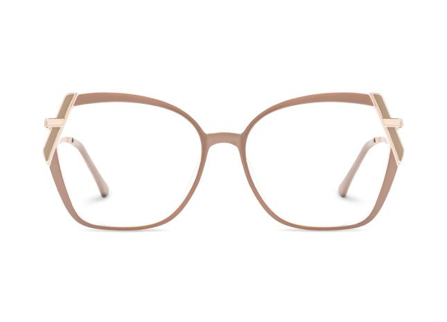 Eydology Cataleya Gold/Dusty Pink Women's Glasses 2