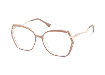 Eydology Cataleya Gold/Dusty Pink Women's Glasses 3