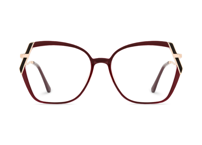 Eydology Cataleya Gold/Red Women's Glasses 2