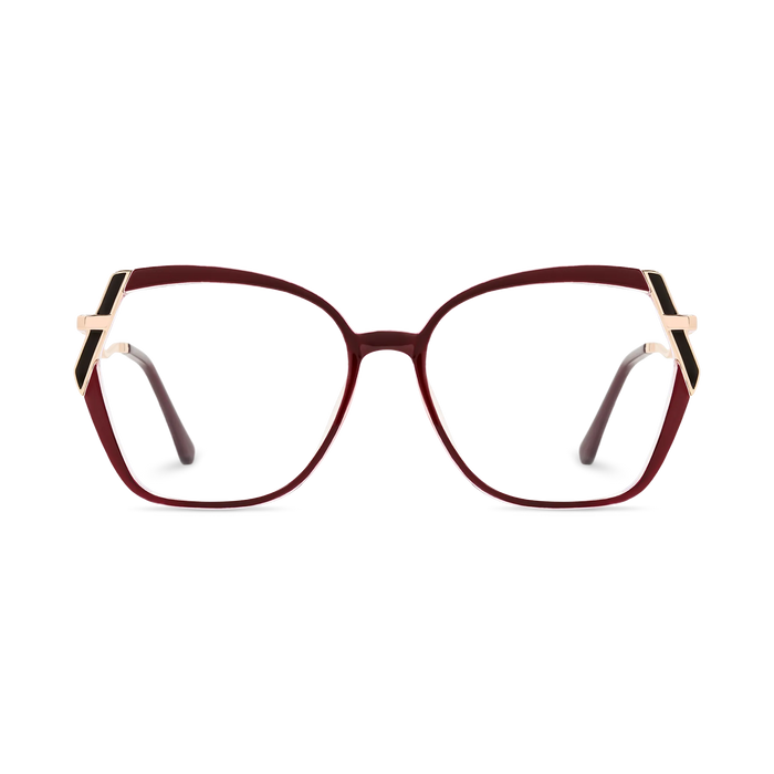 Eydology Cataleya Gold/Red Women's Glasses 2