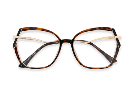 Eydology Cataleya Gold/Tortoise Women's Glasses 1