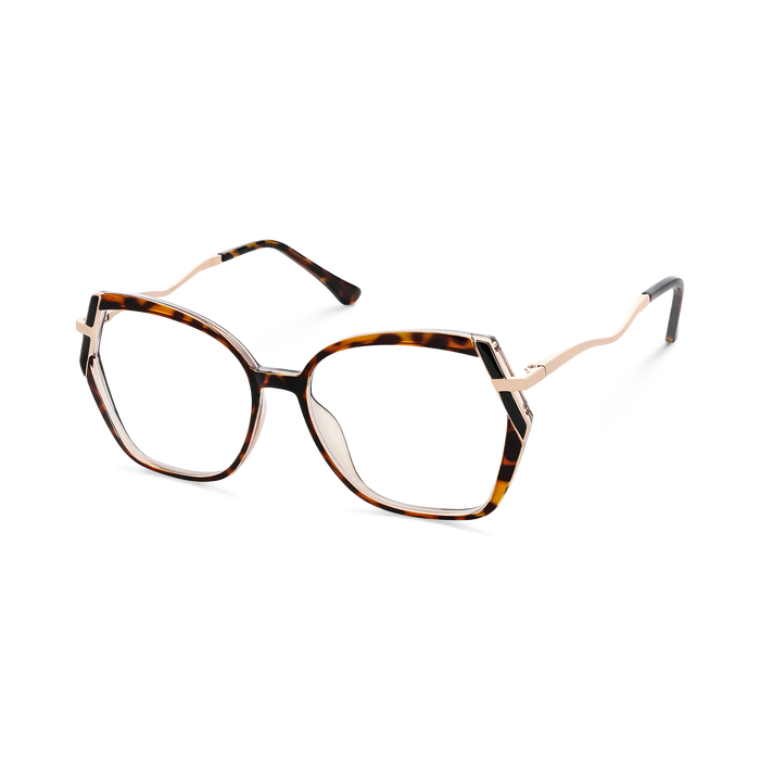 Eydology Cataleya Gold/Tortoise Women's Glasses 3