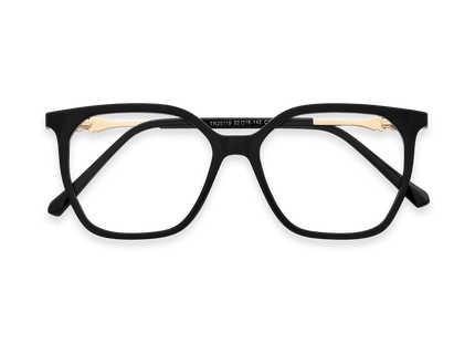 Eydology Claire Black Women's Cat Eye Glasses 1