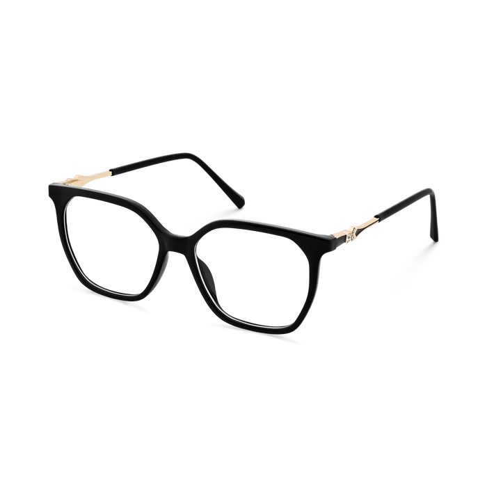 Eydology Claire Black Women's Cat Eye Glasses 3
