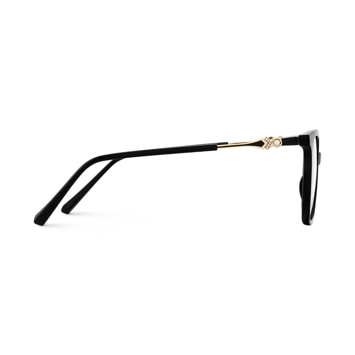 Eydology Claire Black Women's Cat Eye Glasses 4