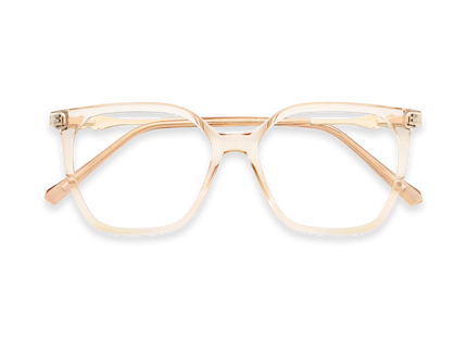 Eydology Claire Champagne Women's Cat Eye Glasses 1